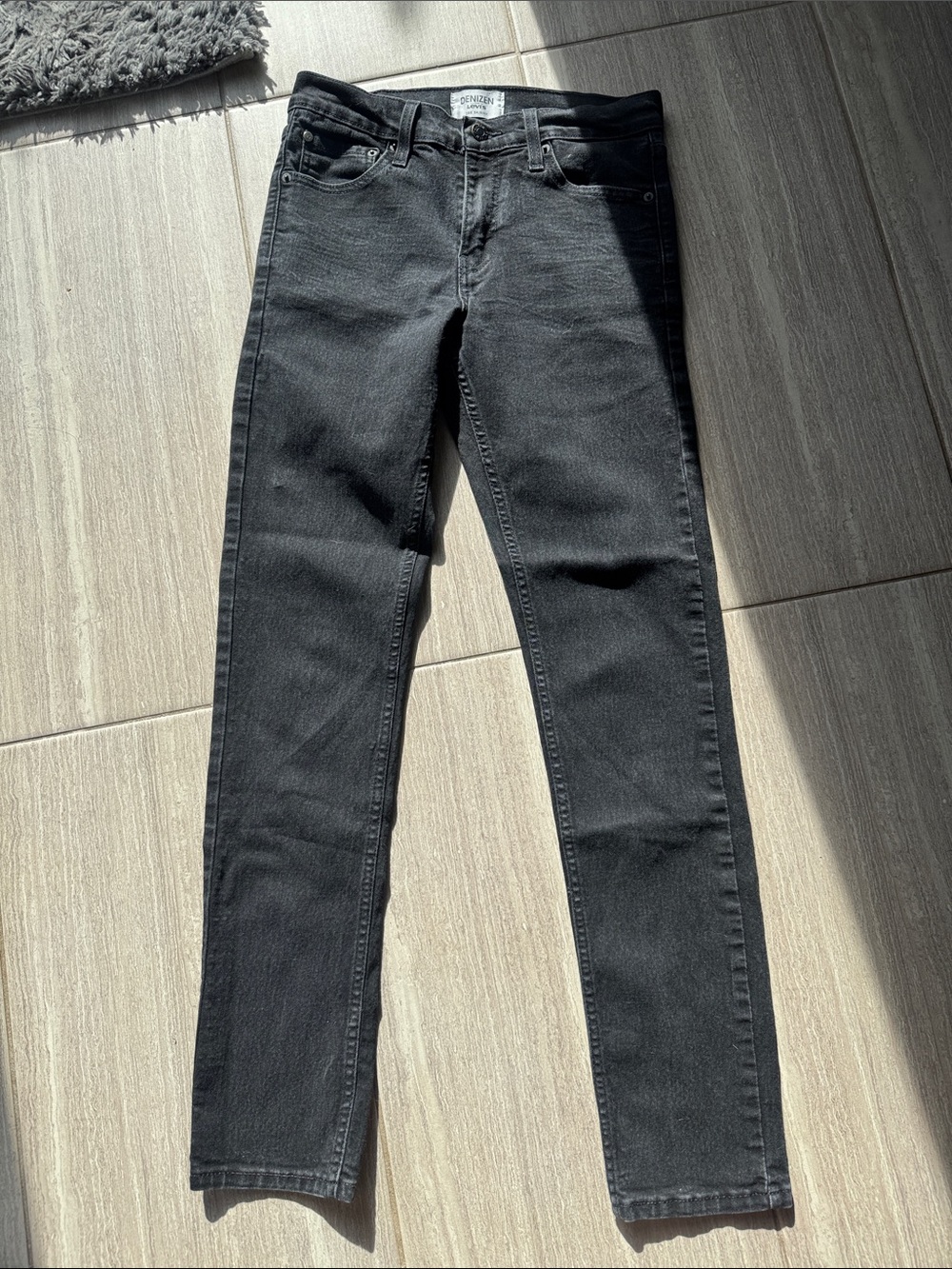 Levi's Denizen 288 Skinny Black Jeans
